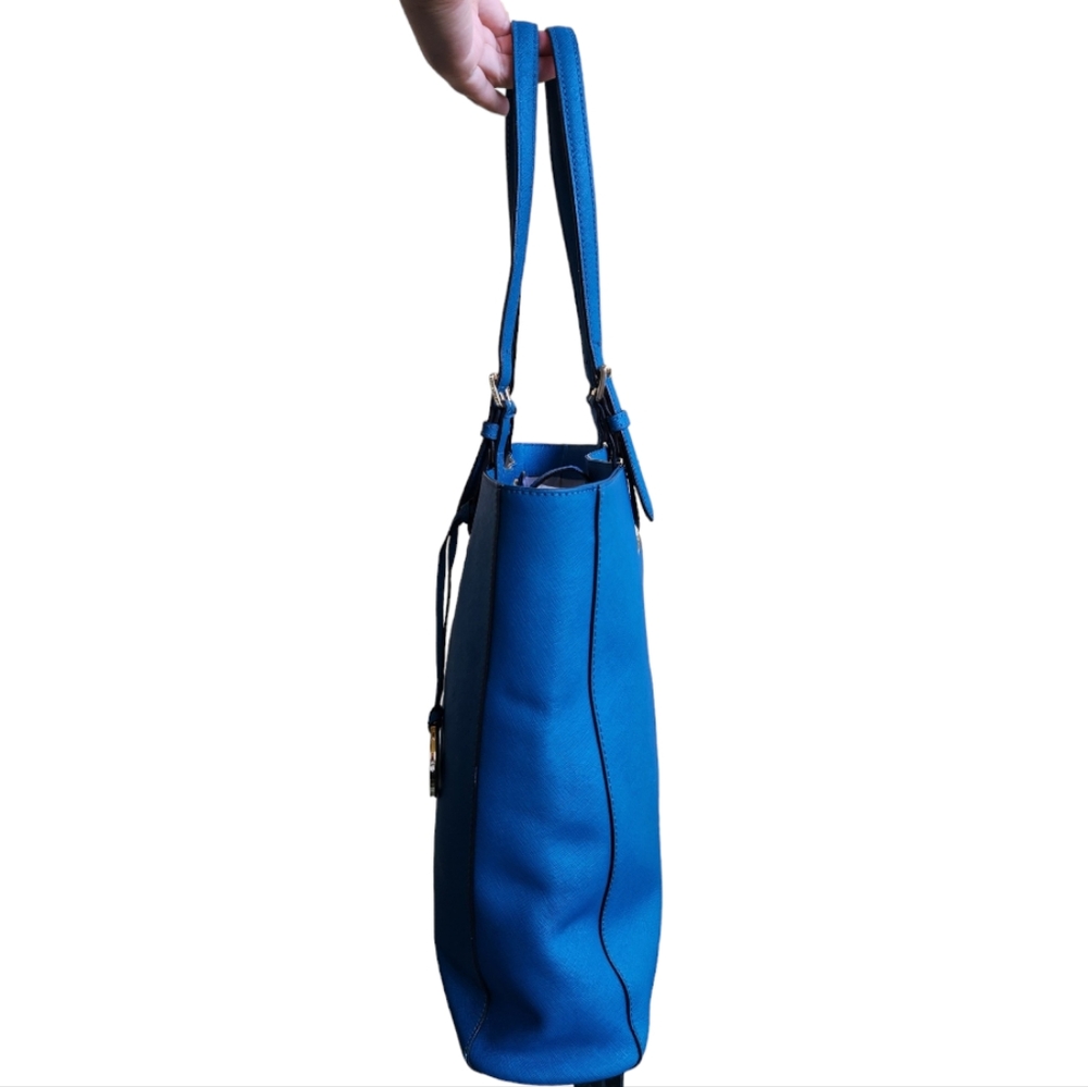 Michael Kors Jet Set Multifunction North South Tote cyan 💙 - Picture 4 of 10
